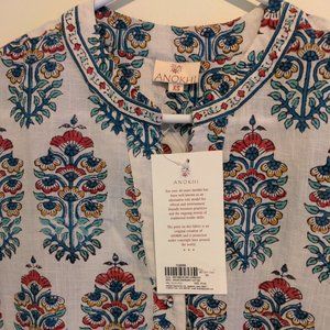 Anokhi handblock printed tunic NWT